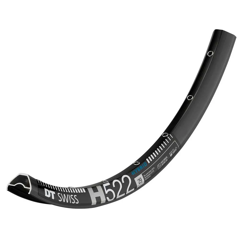 DT Swiss H 522 25 Mm 622-25 Felge, Black, 29" 28H