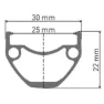 DT Swiss Hu 1900 Spline 25 29´´ Cl Disc Tubeless Hinterrad