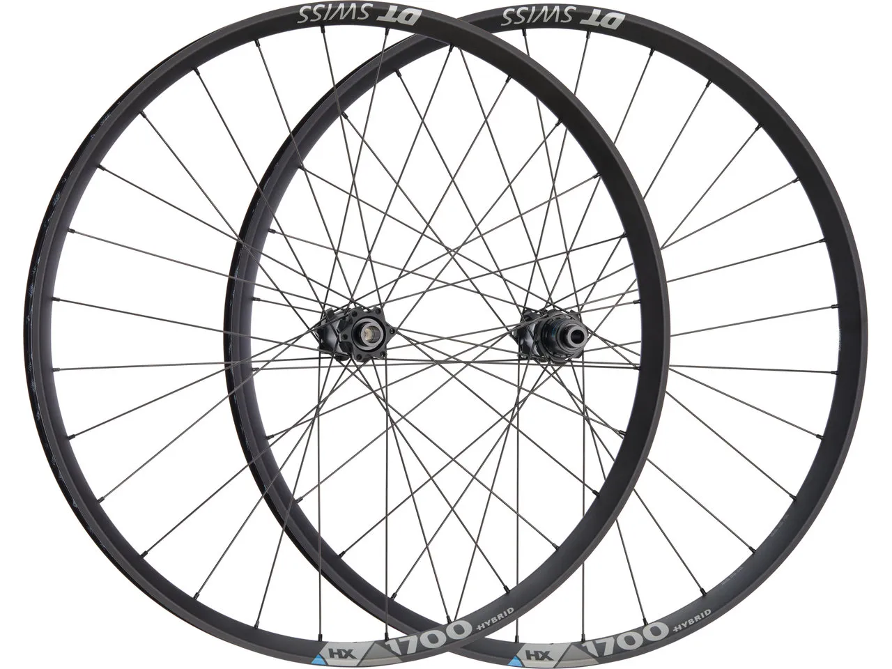 DT Swiss HX 1700 SPLINE 27,5" 35 Boost Disc 6-Loch Hybrid Laufradsatz, Schwarz, 27.5" Satz (VR 15 x 110 Boost + HR 12 x 148 Boost) Shimano Micro Spline DT Swiss HX 1700 SPLINE 27,5" 35 Boost Disc 6-Loch Hybrid Laufradsatz, Schwarz, 27.5" Satz (VR 15 x 110 Boost + HR 12 x 148 Boost) Shimano Micro Spline