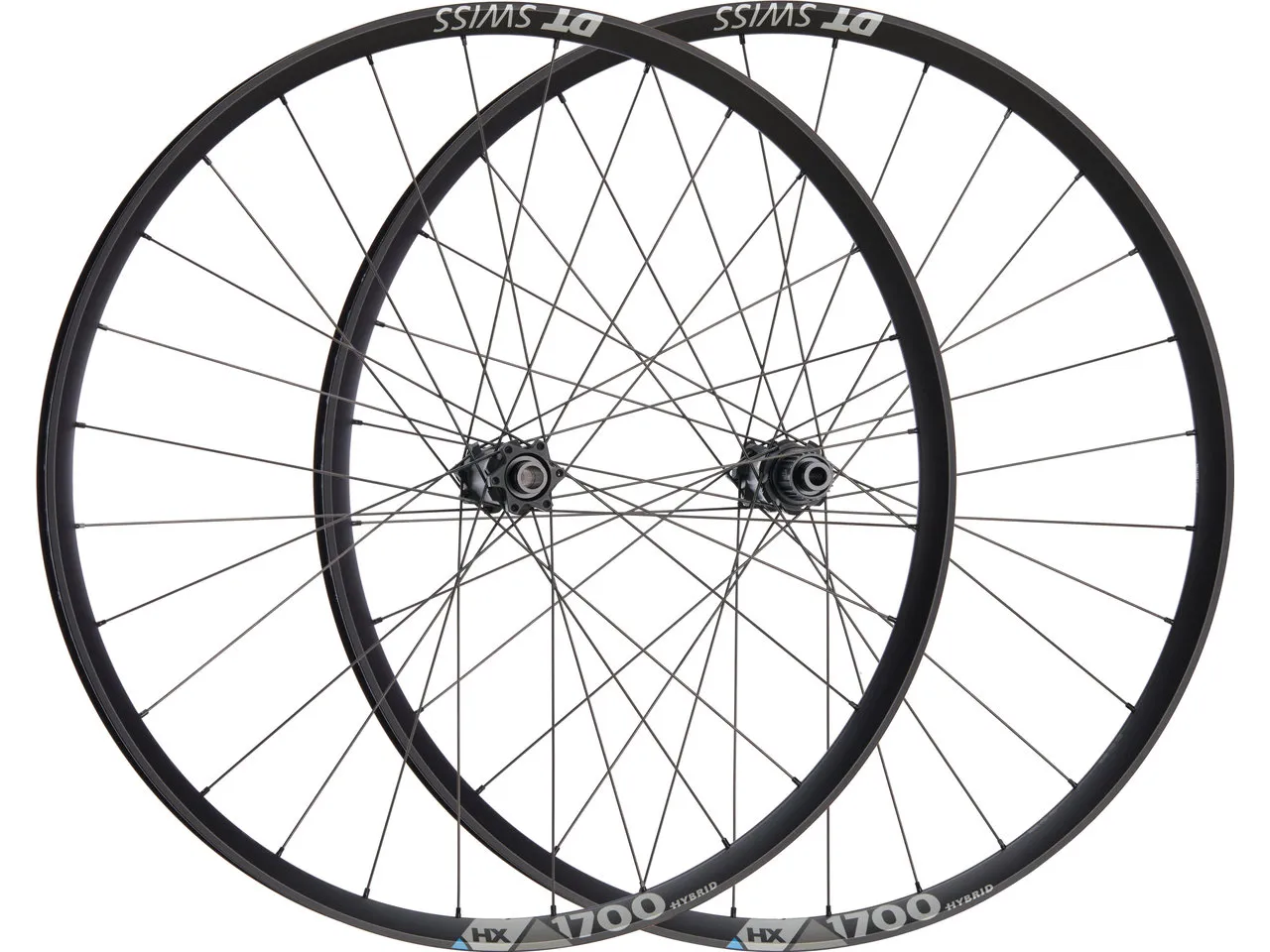 DT Swiss HX 1700 SPLINE 29" 30 Boost Disc 6-Loch Hybrid Laufradsatz, Schwarz, 29" Satz (VR 15 x 110 Boost + HR 12 x 148 Boost) Shimano DT Swiss HX 1700 SPLINE 29" 30 Boost Disc 6-Loch Hybrid Laufradsatz, Schwarz, 29" Satz (VR 15 x 110 Boost + HR 12 x 148 Boost) Shimano