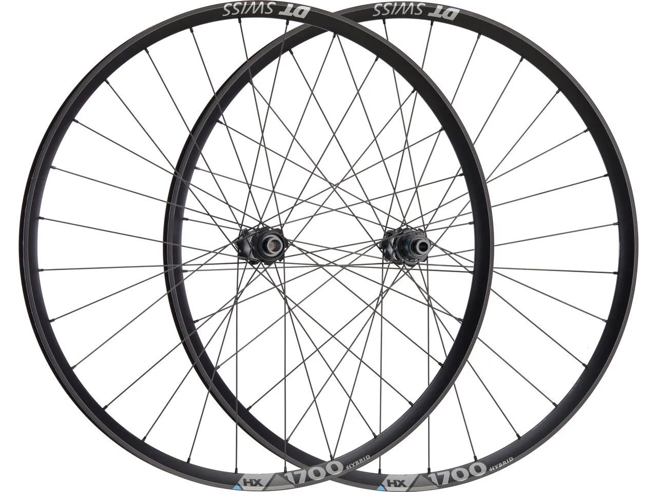 DT Swiss HX 1700 SPLINE 29" 30 Boost Disc Center Lock Hybrid Laufradsatz, Schwarz, 29" Satz (VR 15 x 110 Boost + HR 12 x 148 Boost) Shimano DT Swiss HX 1700 SPLINE 29" 30 Boost Disc Center Lock Hybrid Laufradsatz, Schwarz, 29" Satz (VR 15 x 110 Boost + HR 12 x 148 Boost) Shimano