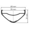 DT Swiss Hx 1700 Spline 35 27.5´´ Cl Disc Boost Tubeless Mtb Hinterrad, Black, 12 x 148mm, Sram XD