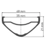 DT Swiss Hx 1700 Spline 35 29´´ 6b Disc Tubeless Hinterrad
