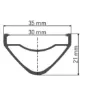 DT Swiss Hx 1700 Spline Ls 30 29´´ Cl Disc Tubeless Hinterrad