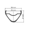 DT Swiss Hx 491 25 Mm 6.5 Mm Felge