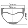 DT Swiss Hxc 1501 Spline 30 27.5´´ Cl Disc Tubeless Mtb Hinterrad, Black, 12 x 148mm, Shimano/Sram HG