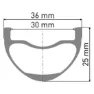 DT Swiss Hxc 1501 Spline Ls 30 27.5´´ Cl Disc Tubeless Mtb Hinterrad