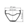 DT Swiss M 442 Vl 6.5 Mm Felge, Black, 650B-27.5" 28H