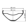 DT Swiss M 542 584-35 Mm Felge, Black, 650B-27.5" 28H