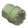 DT Swiss Montagewerkzeug Ø26/9p Assy, Green, One Size