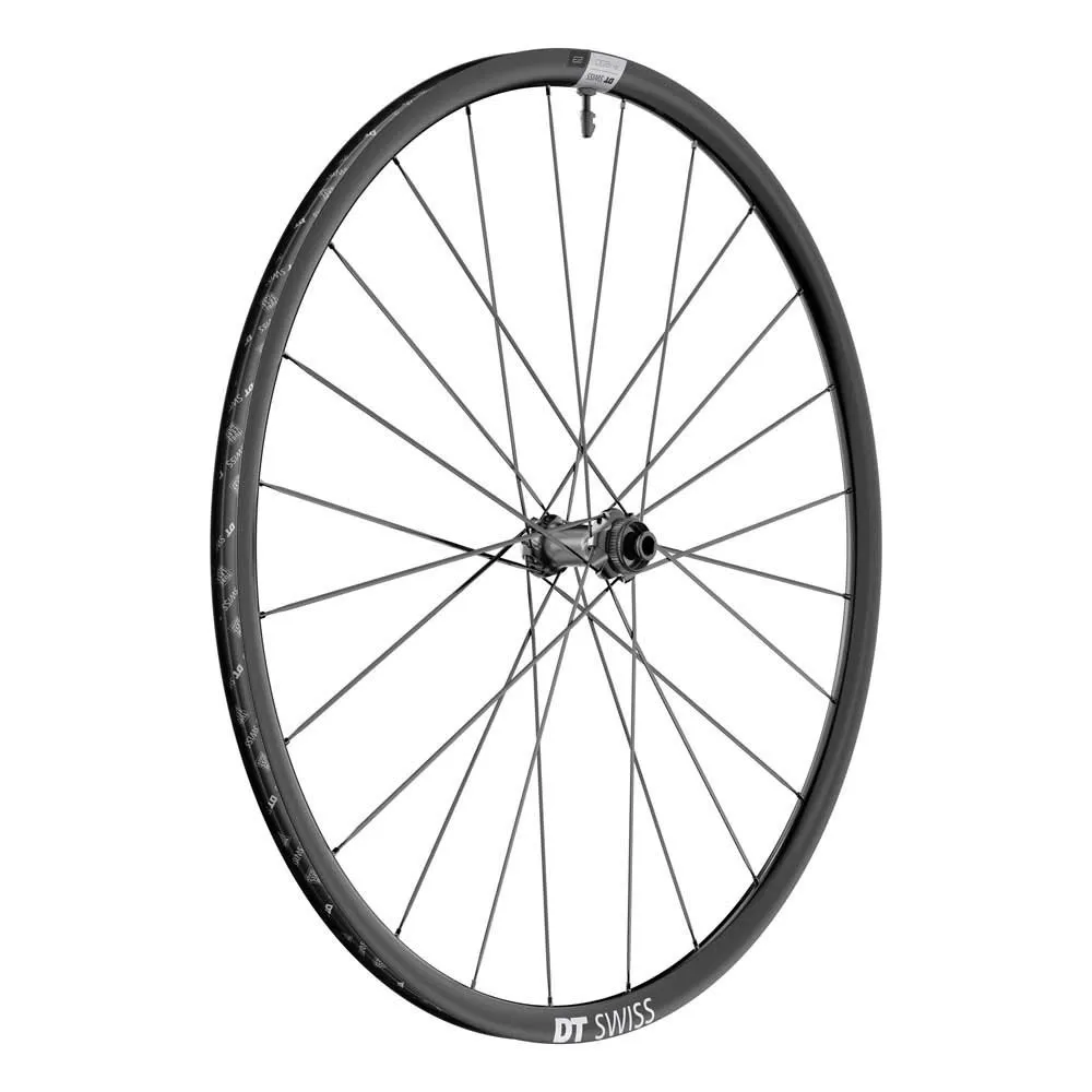 DT Swiss P 1800 Spline 20 700 Cl Disc Tubeless Rennrad-vorderrad, Black, 12 x 100mm DT Swiss P 1800 Spline 20 700 Cl Disc Tubeless Rennrad-vorderrad, Black, 12 x 100mm