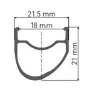 DT Swiss Pr 1400 Dicut 21 Tubeless Rennrad-hinterrad, Black oxic, 5 x 130mm, Shimano/Sram HG