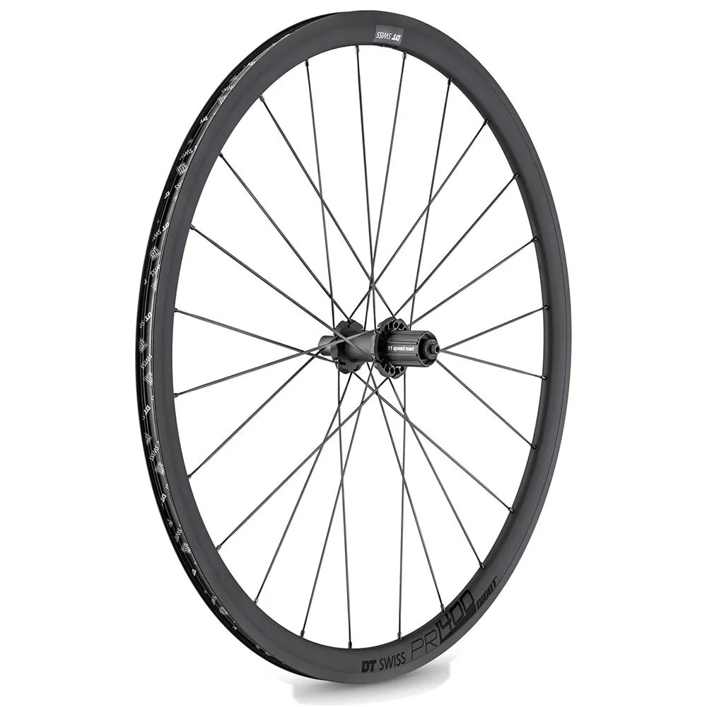 DT Swiss Pr 1400 Dicut 32 Tubeless Rennrad-hinterrad, Black, 5 x 130mm, Shimano/Sram HG
