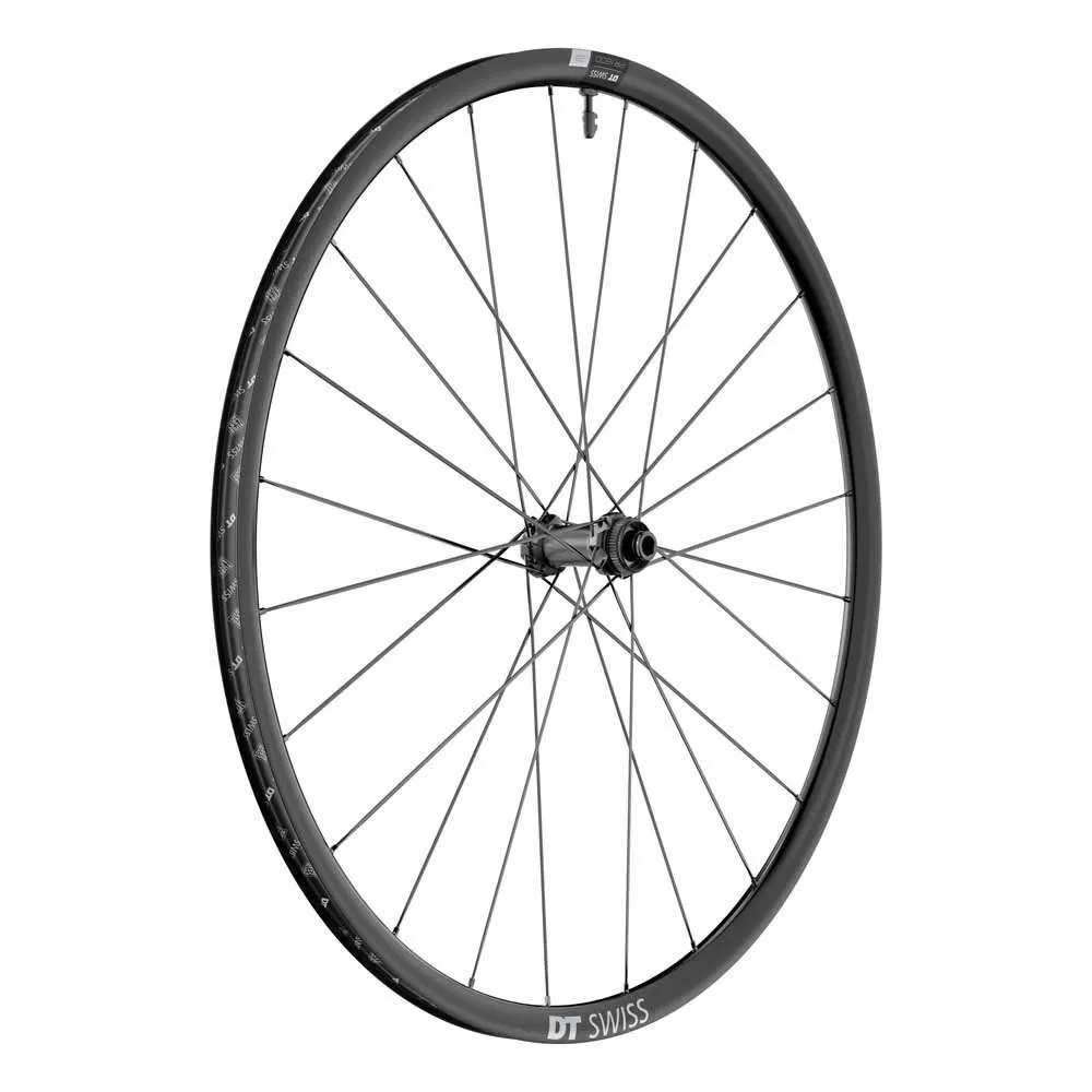 DT Swiss Pr 1600 Spline 23 Db Disc Tubeless Rennrad-vorderrad, Black, 12 x 100mm DT Swiss Pr 1600 Spline 23 Db Disc Tubeless Rennrad-vorderrad, Black, 12 x 100mm