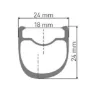 DT Swiss Prc 1100 Dicut 24 Cl Disc Tubeless Rennrad-hinterrad, Black, 12 x 142mm, Shimano/Sram HG