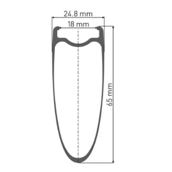 DT Swiss Prc 1400 Spline 65 Cl Disc Tubeless Rennrad-vorderrad, Carbon, 12 x 100mm DT Swiss Prc 1400 Spline 65 Cl Disc Tubeless Rennrad-vorderrad, Carbon, 12 x 100mm