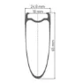 DT Swiss Prc 1400 Spline 65 Cl Disc Tubeless Rennrad-vorderrad, Carbon, 12 x 100mm
