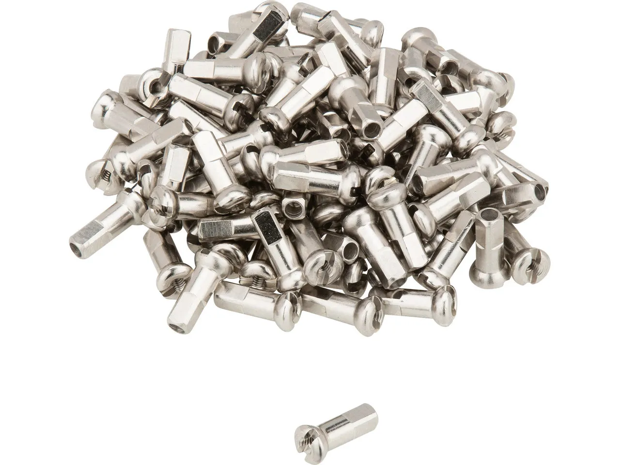 DT Swiss Pro Head Messing-Nippel 2,0 mm - 100 Stück DT Swiss Pro Head Messing-Nippel 2,0 mm - 100 Stück