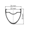 DT Swiss Rr 481 Db Felge, Black, 650B-27.5" 28H