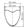 DT Swiss Spline 1800 29´´ Hooked / Crotchet Tc Disc Cl Tubeless Rennrad-vorderrad, Black, 12 x 100mm