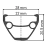 DT Swiss U 533 Disc Tubeless Presta Felge
