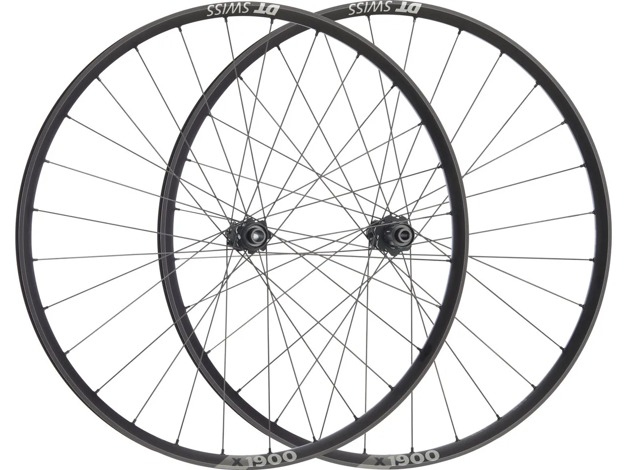 DT Swiss X 1900 SPLINE 25 Disc Center Lock 29" Laufradsatz, Schwarz, 29" Satz (VR 15 x 100 + HR 12 x 142) Shimano DT Swiss X 1900 SPLINE 25 Disc Center Lock 29" Laufradsatz, Schwarz, 29" Satz (VR 15 x 100 + HR 12 x 142) Shimano