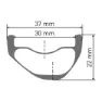 DT Swiss Xmc 1200 Spline® 27.5´´ 6b Disc Tubeless Mtb Hinterrad, Black, 12 x 148mm, Sram XD
