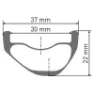 DT Swiss Xmc 1200 Spline® 29´´ 6b Disc Tubeless Mtb Hinterrad, Black, 12 x 148mm, Sram XD