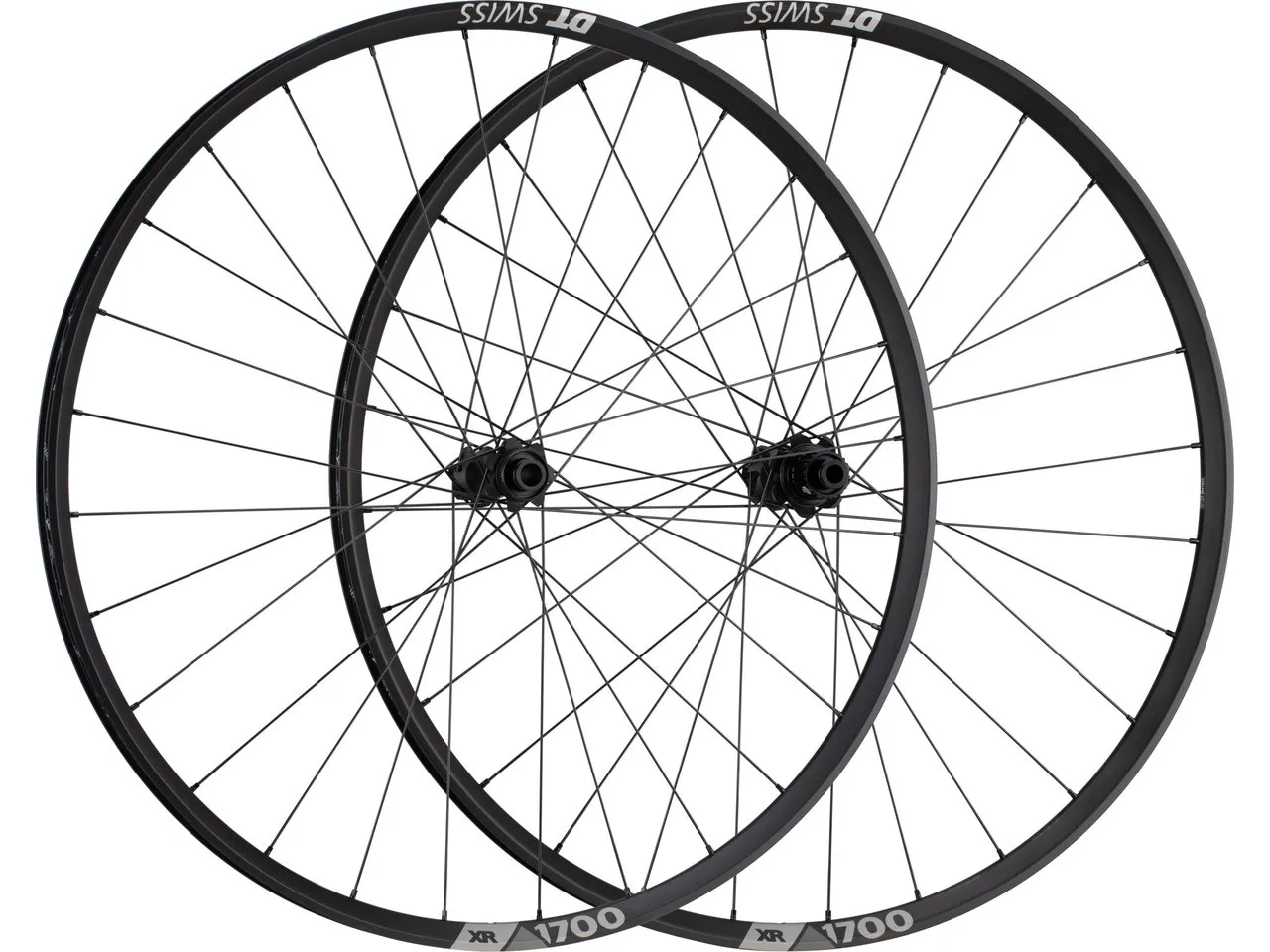 DT Swiss XR 1700 SPLINE 25 Boost Disc Center Lock 29" Laufradsatz, Schwarz, 29" Satz (VR 15 x 110 Boost + HR 12 x 148 Boost) SRAM XD DT Swiss XR 1700 SPLINE 25 Boost Disc Center Lock 29" Laufradsatz, Schwarz, 29" Satz (VR 15 x 110 Boost + HR 12 x 148 Boost) SRAM XD