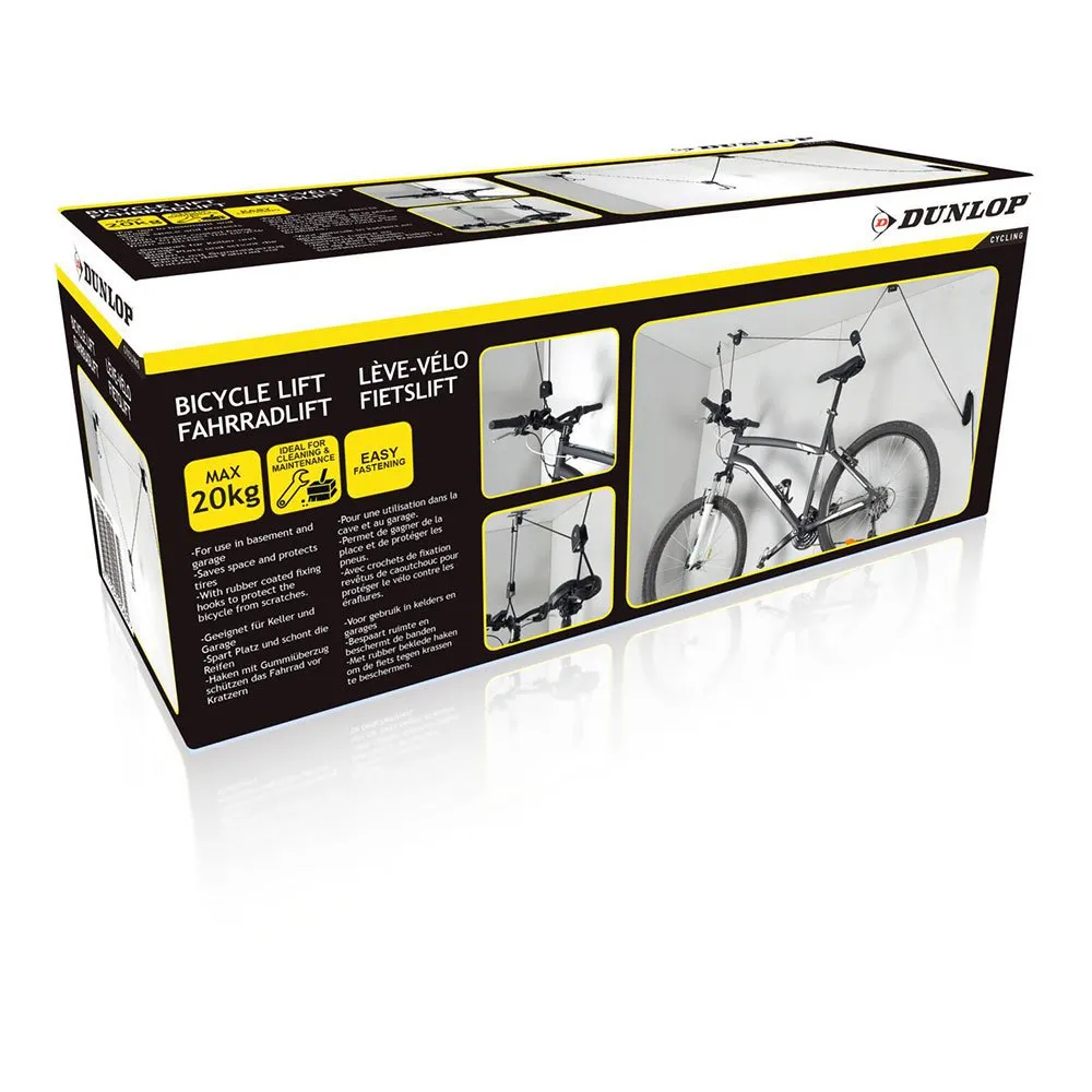 Dunlop 99652 20kg Max Wandhalterung Für Fahrräder, Black, One Size