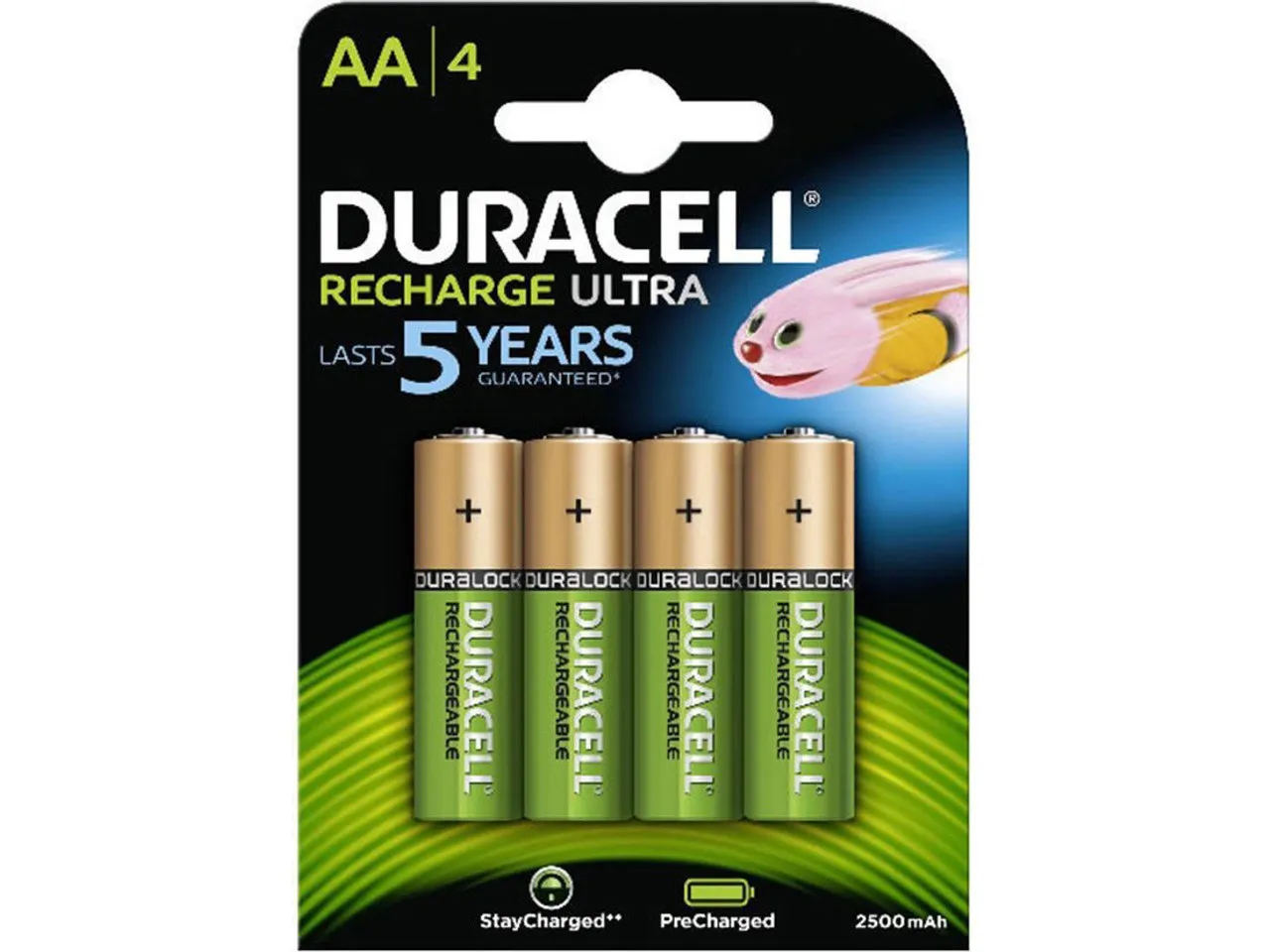 Duracell Akku AA HR6 Recharge Ultra - 4 Stück, One_size