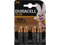 Duracell Alkalibatterie AA LR6 Plus - 4 Stück Duracell Alkalibatterie AA LR6 Plus - 4 Stück