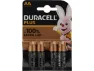 Duracell Alkalibatterie AA LR6 Plus - 4 Stück, One_size