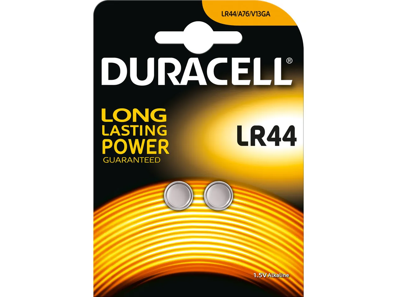 Duracell Alkalibatterie LR44 - 2 Stück, One_size