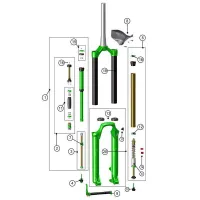 DVO Suspension Diamond D2 Endkappe DVO Suspension Diamond D2 Endkappe