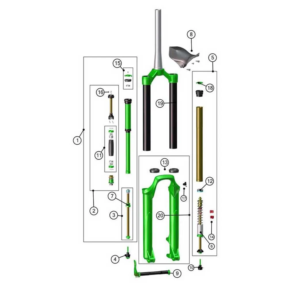 DVO Suspension Diamond D2 Gabeldichtringsatz, Black, 35mm DVO Suspension Diamond D2 Gabeldichtringsatz, Black, 35mm