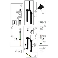 DVO Suspension Diamond D2 Kit Für Den Rückprallknopf Des Hinteren Stoßdämpfers DVO Suspension Diamond D2 Kit Für Den Rückprallknopf Des Hinteren Stoßdämpfers