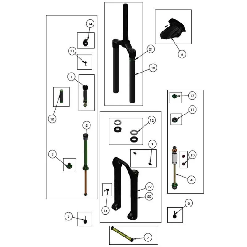 DVO Suspension Diamond D2 Kit Für Den Rückprallknopf Des Hinteren Stoßdämpfers, Black, One Size DVO Suspension Diamond D2 Kit Für Den Rückprallknopf Des Hinteren Stoßdämpfers, Black, One Size