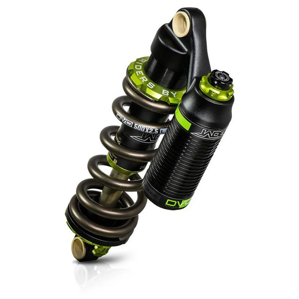 DVO Suspension Jade Trunnion Stoßdämpfer, Black / green, 70mm, 225mm DVO Suspension Jade Trunnion Stoßdämpfer, Black / green, 70mm, 225mm