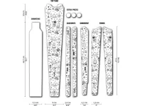 Dyedbro Gravel Rahmenschutzfolien-Set Dyedbro Gravel Rahmenschutzfolien-Set