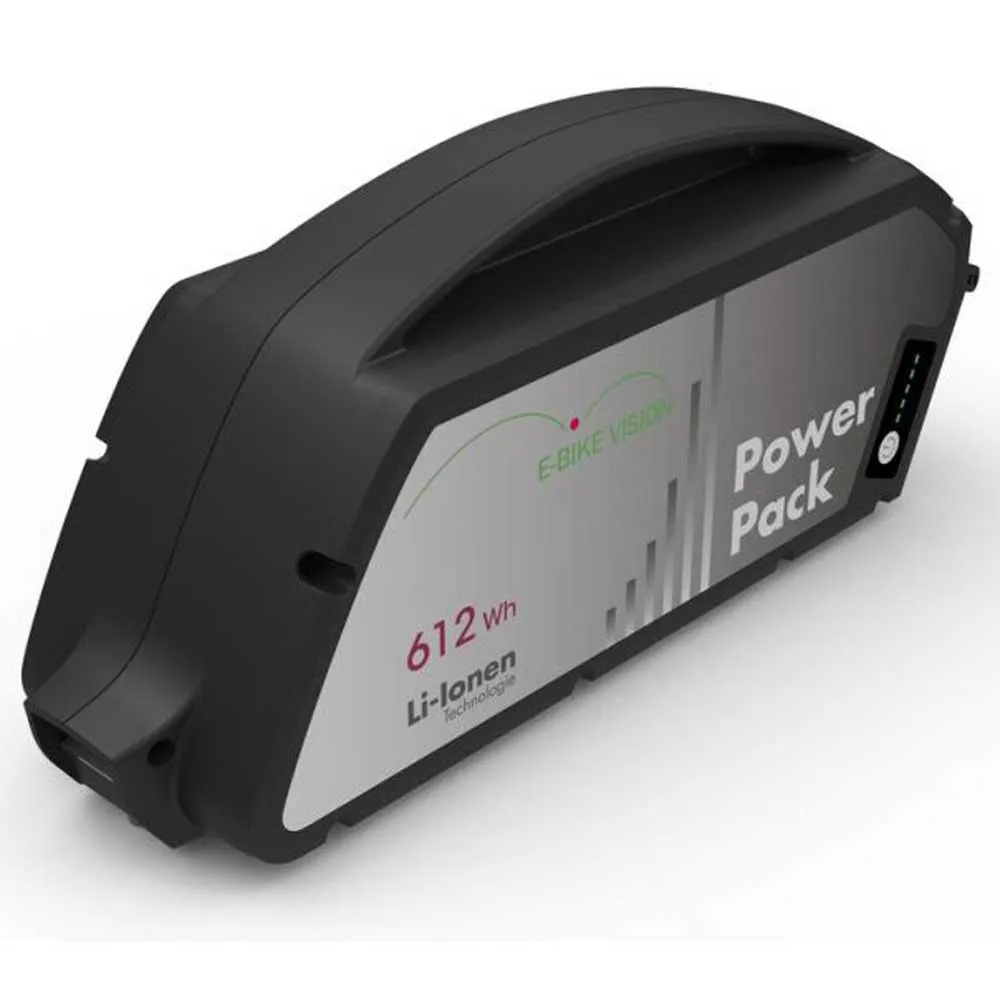 E-Bike Vision Pp612 Rhm Bosch Classic Line Power Pack 612wh 17a 36v Batterie, Black, One Size