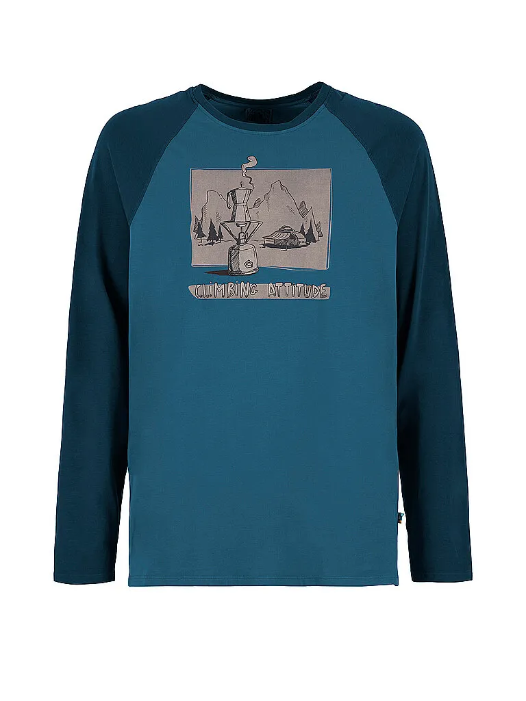 E9 Herren Klettershirt Long Coffee E9 Herren Klettershirt Long Coffee