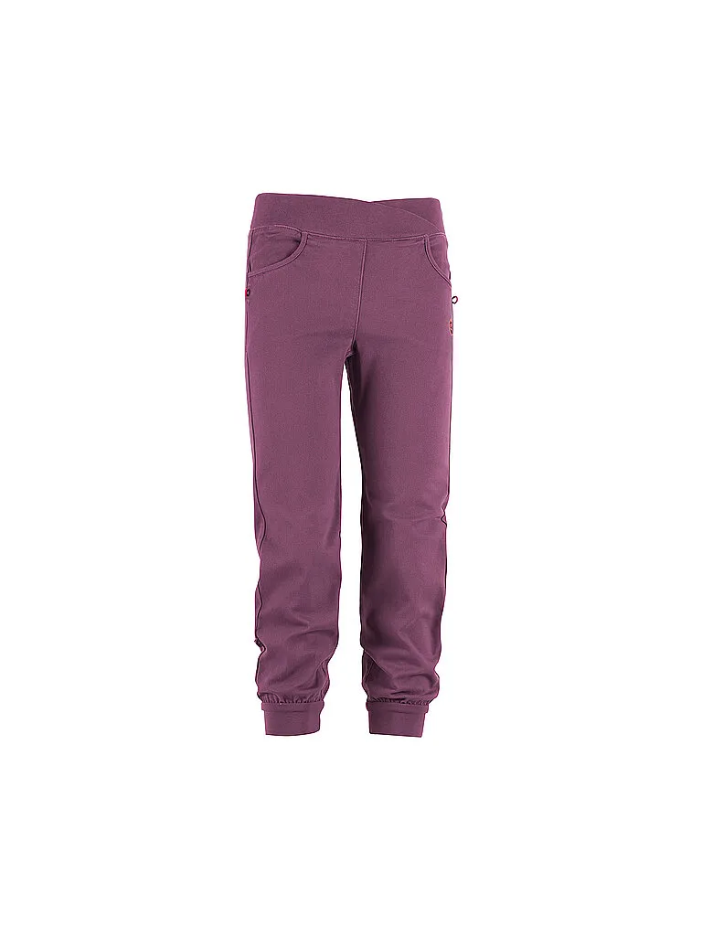 E9 Kinder Kletterhose Olivia, Beere