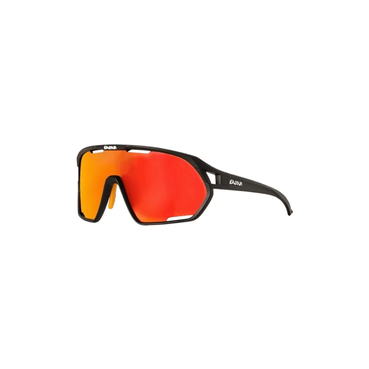 Eassun Paradiso Brille, Mattschwarze rote Eassun Paradiso Brille, Mattschwarze rote