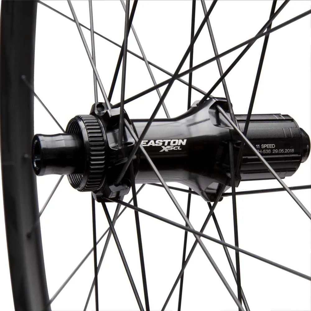 Easton Ea70 Ax 700c Disc Tubeless Rennrad-hinterrad, Black, 12 x 135mm, Shimano/Sram HG Easton Ea70 Ax 700c Disc Tubeless Rennrad-hinterrad, Black, 12 x 135mm, Shimano/Sram HG