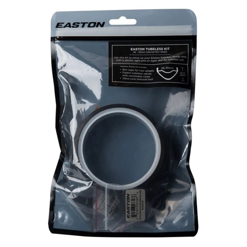 Easton Road Tubeless Felgenband, Black / silver, One Size Easton Road Tubeless Felgenband, Black / silver, One Size