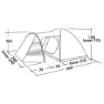 Easy Blazar 400 Zelt, Steel blue, 4PL