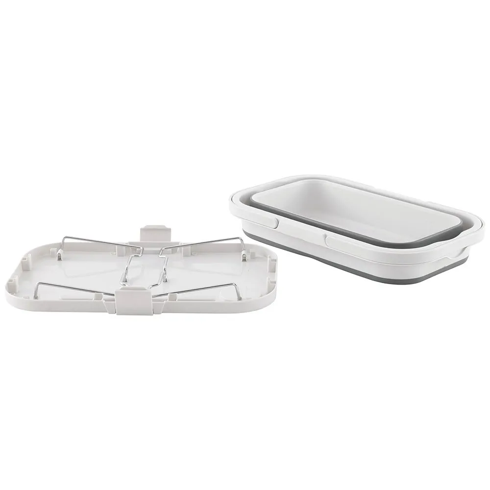 Easy Cerf Picnic Basket & Tisch, White, One Size Easy Cerf Picnic Basket & Tisch, White, One Size