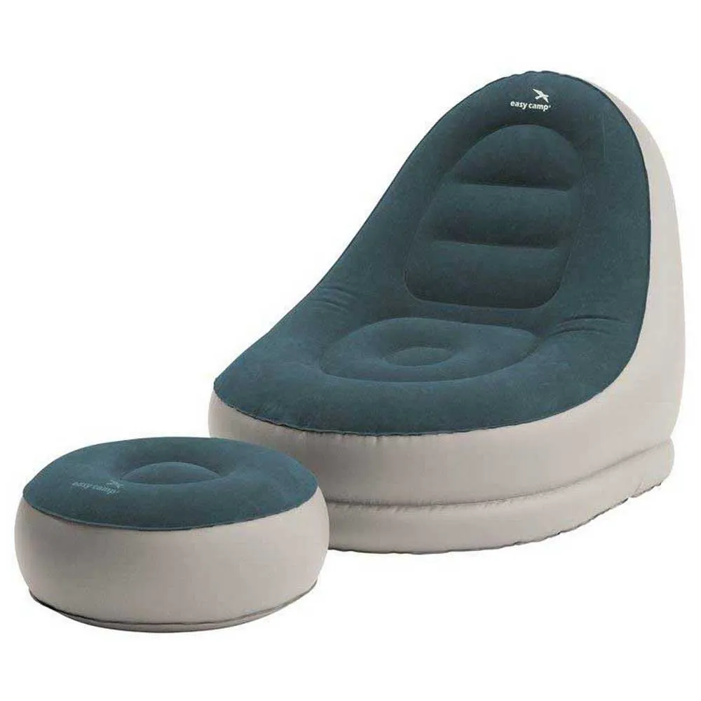 Easy Comfy Longe Set Air Aufblasbares Sofa, Steel blue, One Size Easy Comfy Longe Set Air Aufblasbares Sofa, Steel blue, One Size