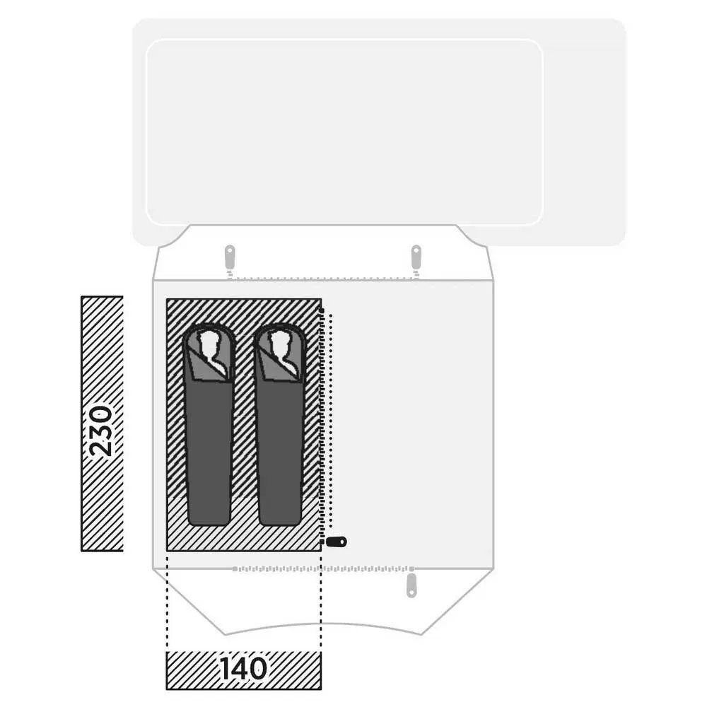 Easy Inner Reine Innenzelt, Grey, 2PL Easy Inner Reine Innenzelt, Grey, 2PL